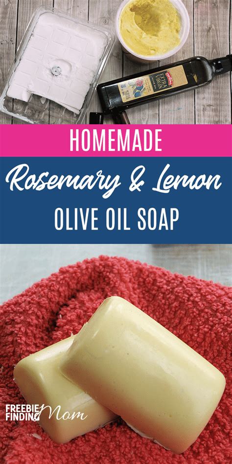 Homemade Olive Oil Soap Recipe | Rosemary and Lemon Soap