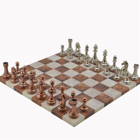 Antique Chess Set - Etsy