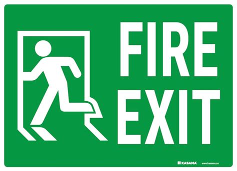 Fire Exit Sign | Kasama.us