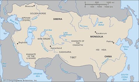 Mongol empire | Time Period, Map, Location, & Facts | Britannica