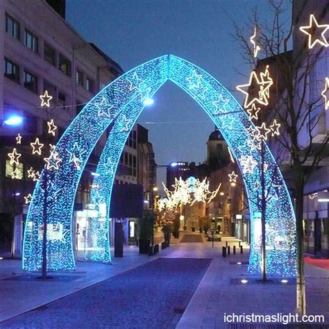 Christmas outdoor decor LED lighted arch | iChristmasLight