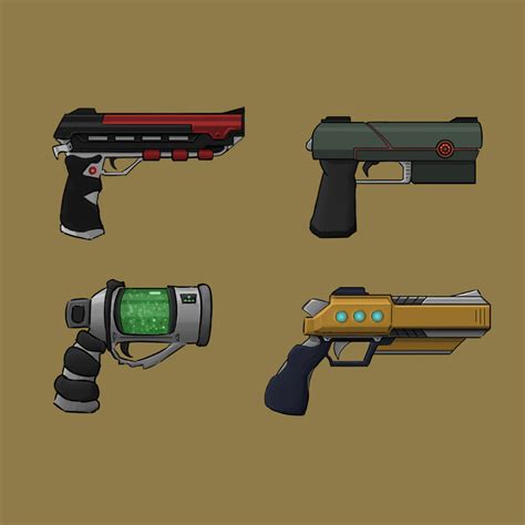 Futuristic Pistol Concept