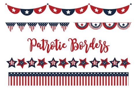 Patriotic Border Clip Art