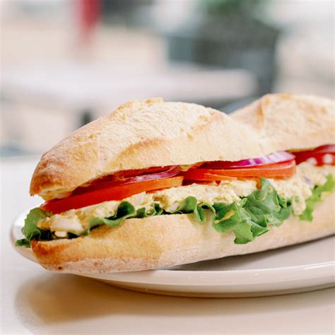 Egg salad baguette sandwich – Belle Pastry