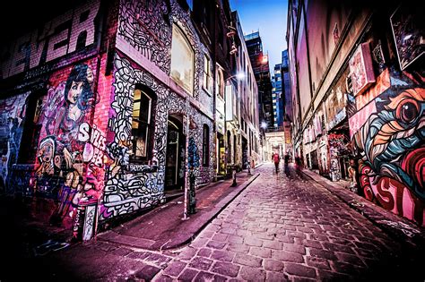 Street Art Print, Graffiti Wall Art, Melbourne Poster, Hosier Lane ...