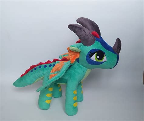 Wings of Fire Dragon Castom Plush Toy Rainwing - Etsy Australia