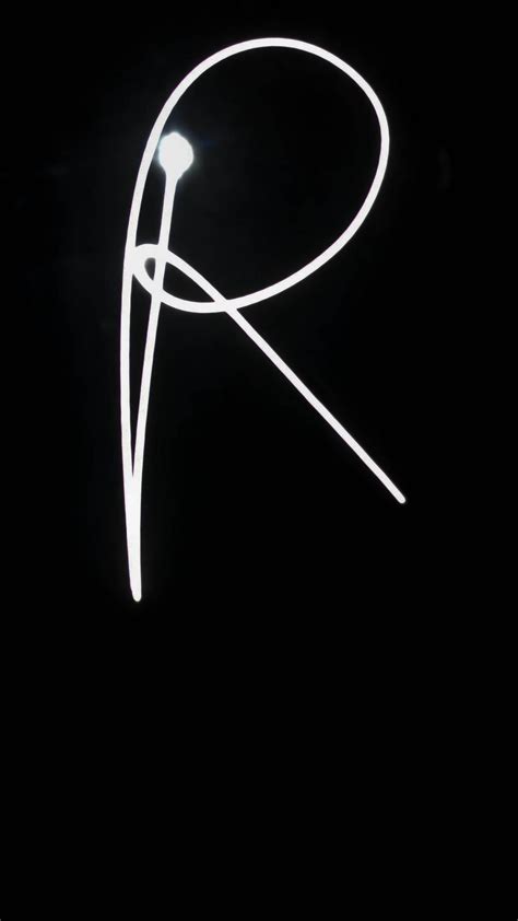 Download wallpaper 938x1668 letter, neon, light art, backlight, dark ...