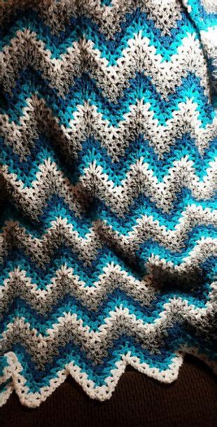 61 trendy Ideas baby blanket crochet chevron color schemes | Crochet ...