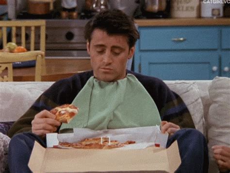 Joey Eating Pizza GIF - Friends Joey Tribbiani Matt Le Blanc ...