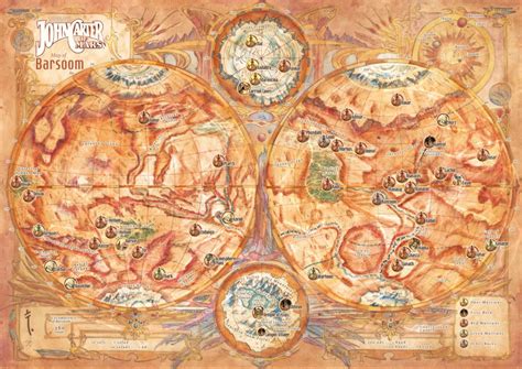 Tabletop Fix: Modiphius Entertainment - Legacy Map of Barsoom Release