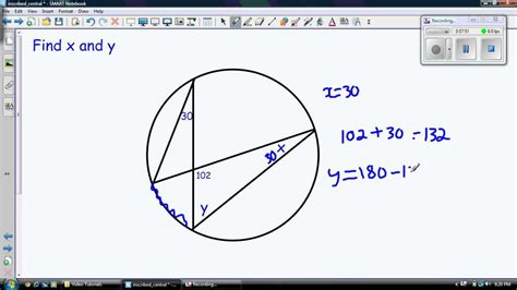 Unit 4.7 B Inscribed Angles In A Circle - Lessons - Blendspace