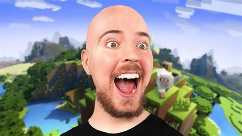 MrBeast is BALD in Minecraft... - YouTube | Mr. beast, Rapper art, Balding