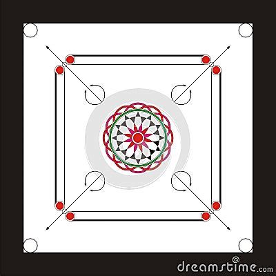 Carrom Board Design Stock Images - Image: 4510354