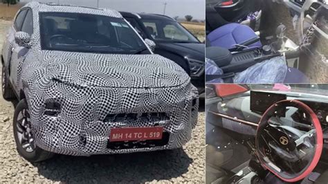 Tata Nexon Facelift Interior Spied in Latest Video » Car Blog India