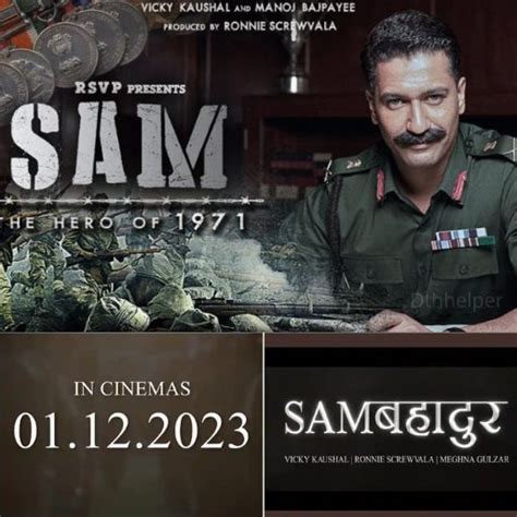 Sam Bahadur Movie OTT Release Date - OTT Platform Name