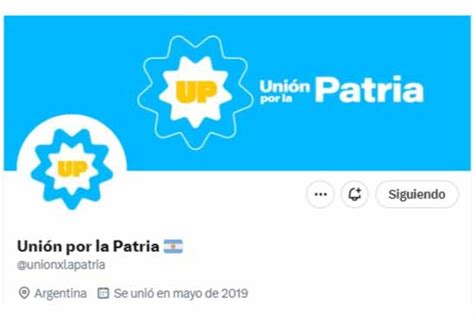 Primera definición de Unión por la Patria: "Por la independencia ...