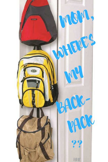 Happy Healthy Families - Food, Family & Home : Space-Saving Backpack ...