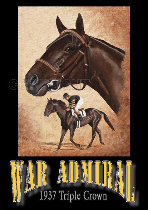 War Admiral | Thoroughbred horse, Horses, Triple crown winners