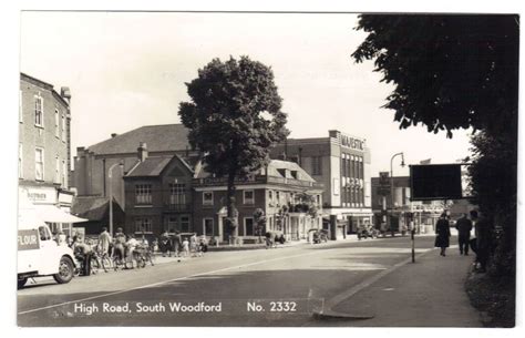 Majestic Cinema & High Road South Woodford 1965 RPPC Redbridge London ...