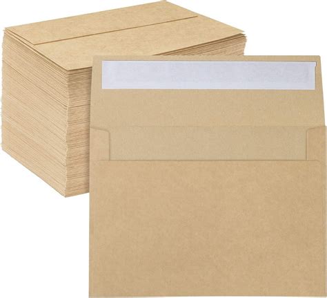 5x7 Invitation Envelopes 500 Pack: Ohuhu Eco-Friendly A7 Printable ...