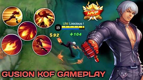 Gusion Kof Gameplay - Mobile Legend - YouTube