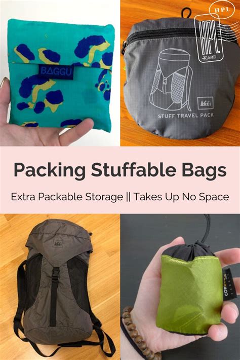 Packing Stuffable Bags: Extra Packable Storage That Takes Up No Space ...