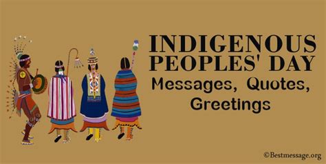 Happy Indigenous Peoples’ Day Messages, Quotes and Greetings