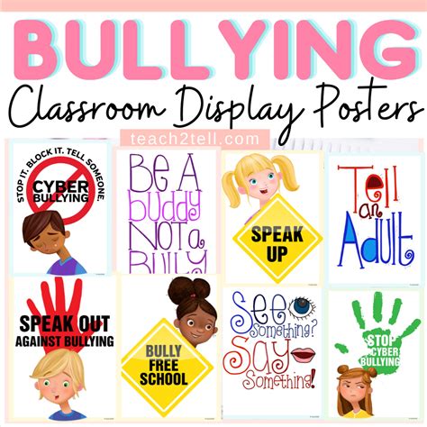 Bullying Prevention Anti Bullying Display Posters by Teach Simple