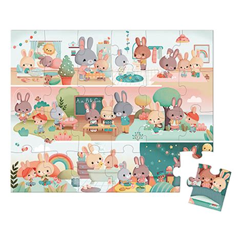 Janod - Rabbits Day Puzzle | Janod Store