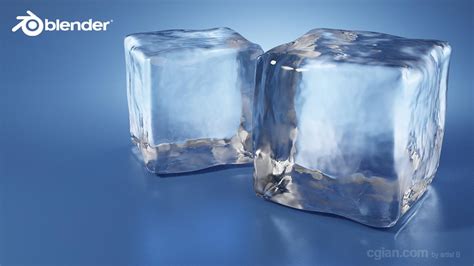 Blender 3D Ice Cube Modeling and Rendering Tutorial