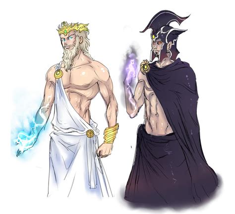 Zeus And Hades by ManiacPaint on DeviantArt