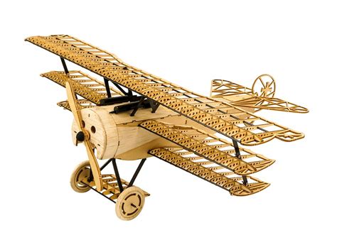 Buy 3D Wooden Puzzles DIY Fokker DR1 Triplane Model Aircraft Kit, Laser ...