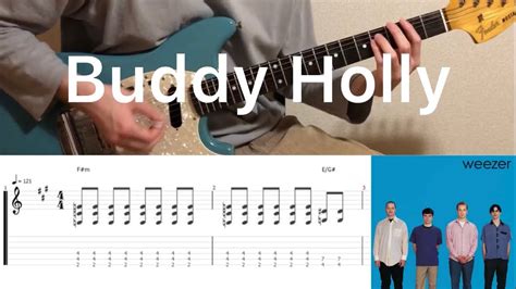 Weezer - Buddy Holly (guitar cover with tabs & chords) - YouTube