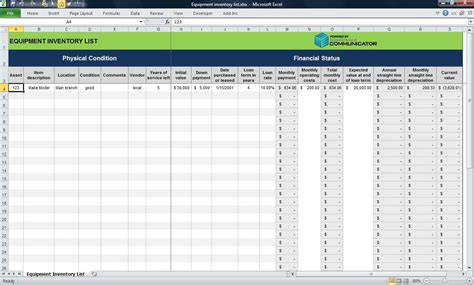 Excel Inventory Template With Formulas And Inventory Control Templates ...