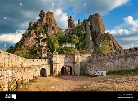 Belogradchik rocks Fortress Landmark Kaleto, Bulgaria, Europe Stock ...