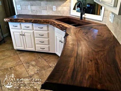 20 Ideas for Installing a Wooden Countertop at Your Home - Patterns Hub