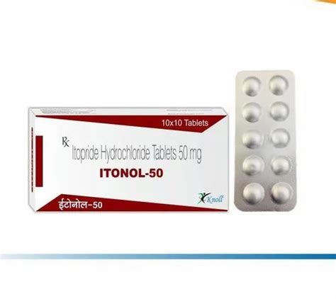 Itopride 50mg Tablet, Non prescription, Treatment: Functional Dyspepsia ...