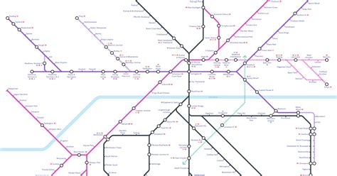 Not Quite Tangible: Map of Thameslink and Three Crossrails