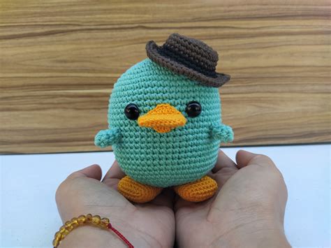 Perry the Platypus Crochet Pattern Phineas and Ferb Pattern - Etsy Israel