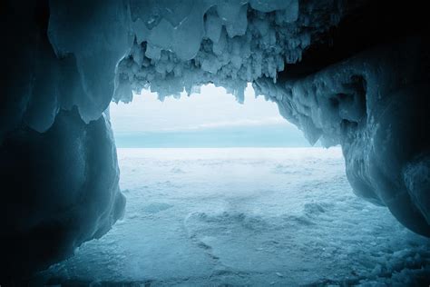 Frozen Cave Photograph by Damien Gilbert