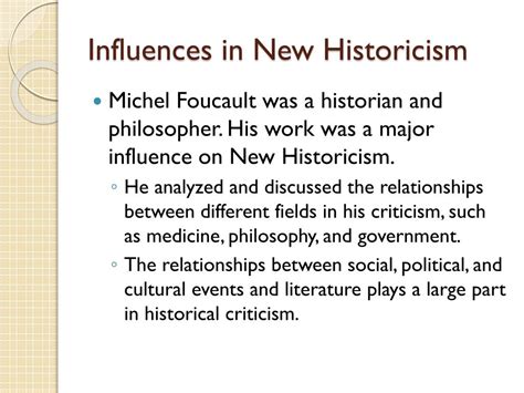 PPT - Historical Criticism New Historicism, Cultural Studies (1980s ...