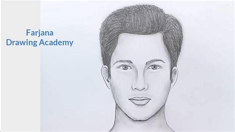 How to draw face for Beginners/ EASY WAY TO DRAW A MAN FACE - YouTube