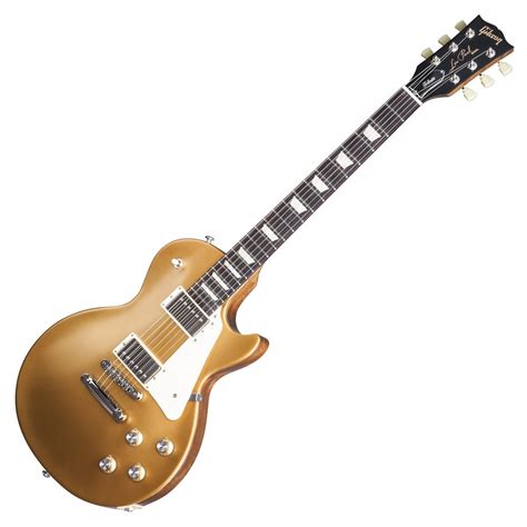 Gibson Les Paul Tribute T Electric Guitar, Satin Gold Top (2017) at ...