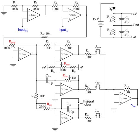 Analog Pid Controller Circuit Diagram