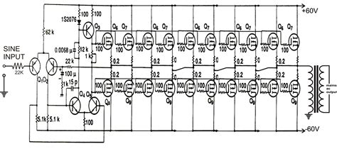 1000w Sine Wave Inverter Circuit Diagram