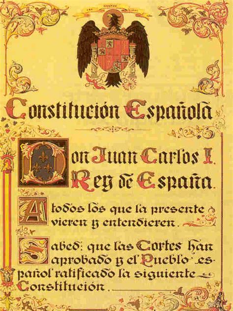 LA CONSTITUCION ESPAÑOLA | Note