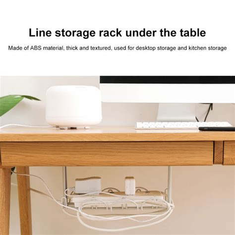 【Ready Stock】Under Desk Cable Management Tray for Standing Desk Cord ...