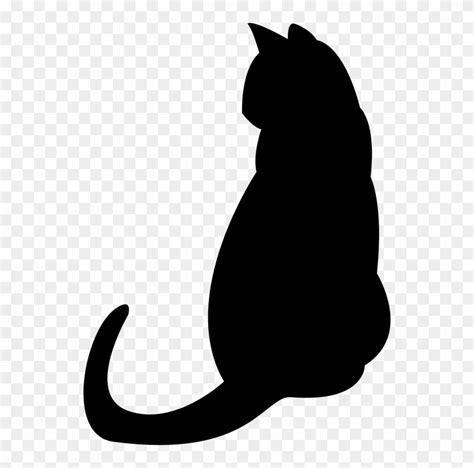 Cat Clipart Silhouette - Cat Silhouette Png - Free Transparent PNG ...