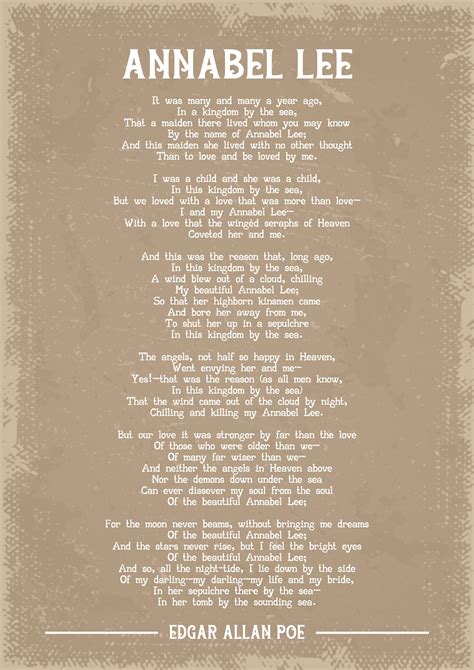 Annabel Lee Poem Quiz