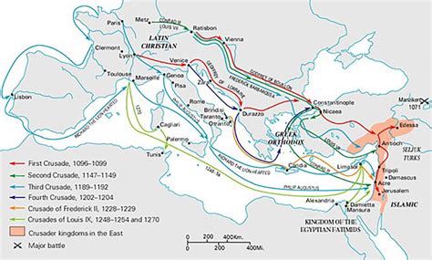 Map Of The Crusades | Campus Map